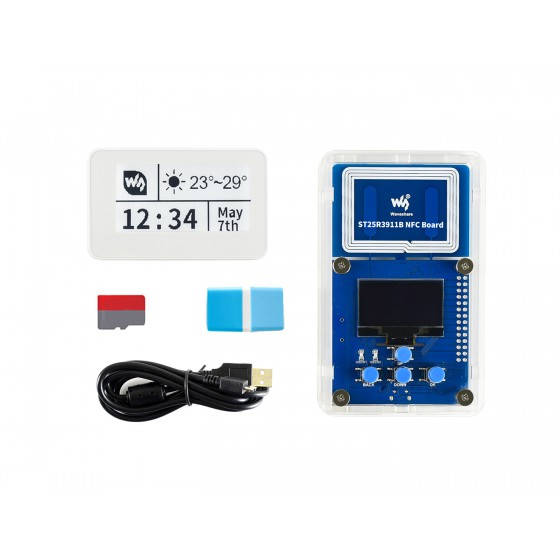 2.13inch NFC-Powered e-Paper Evaluation Kit, Wireless Powering & Data Transfer