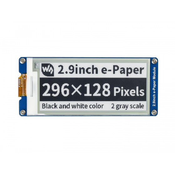 296x128, 2.9inch E-Ink display module
