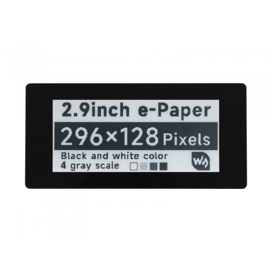 2.9inch Touch E-Paper E-Ink Display HAT for Raspberry Pi, 5-Points Capacitive Touch, 296×128, Black / White, SPI