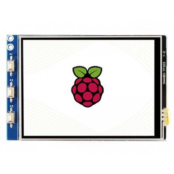 3.2inch Resistive Touch Display (B) for Raspberry Pi, 320×240, SPI