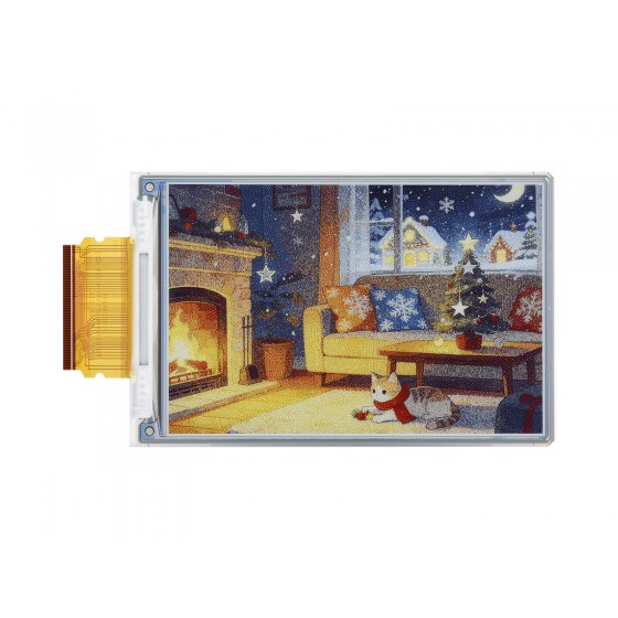 3.6inch E Ink Spectra 6 (E6) Full color E-Paper Display, 600×400 Pixels, SPI Communication, Optional For HAT+ Standard Driver Board, E-ink Display