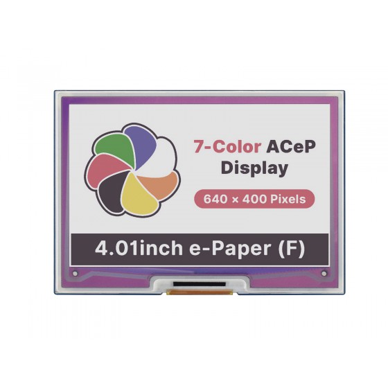 4.01inch Colorful E-Paper E-Ink Display HAT For Raspberry Pi, 640×400 ...
