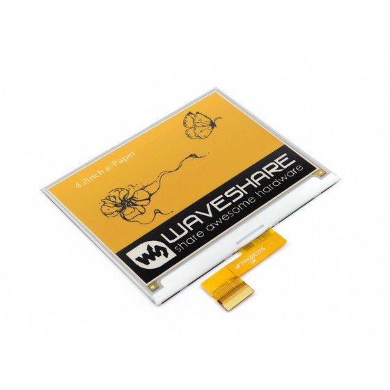 400x300, 4.2inch E-Ink raw display, yellow/black/white three-color