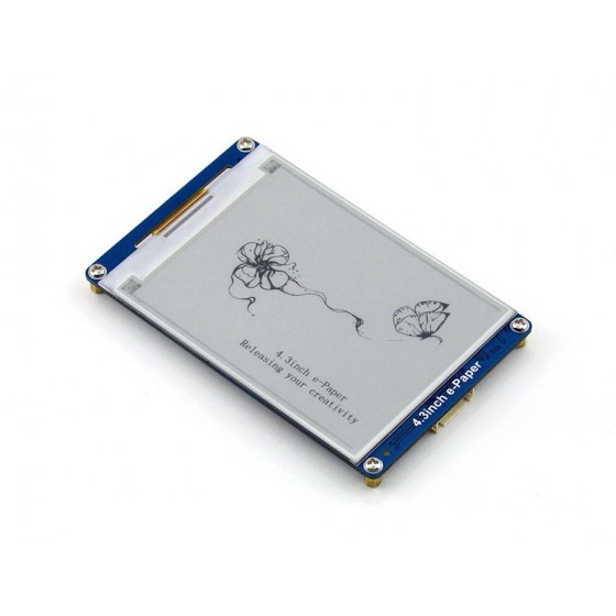 800x600, 4.3inch e-Paper UART Module