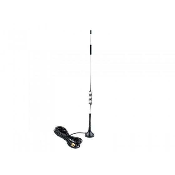 4G High Gain SMA Antenna for Outdoor Condition, 4G/3G/2G/LPWA Support, Waterproof, Magnetic Base