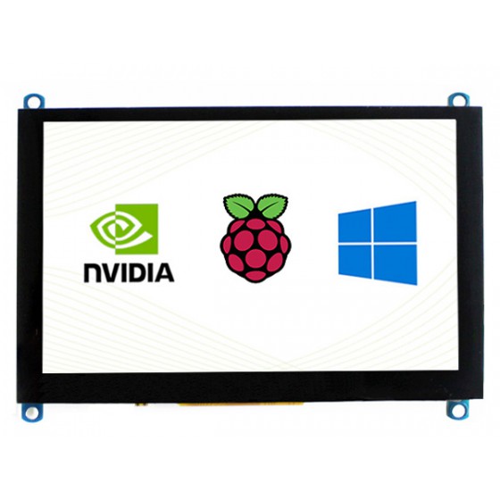 5inch Capacitive Touch Screen LCD (H), 800×480, HDMI, Various Systems Support