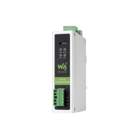 CAN FD Protocol Converter, CAN FD To RS232/RS485 Bidirectional Data Communication, Supports 5 Data Conversion Modes And CAN 2.0A/2.0B Protocols, Rail-mount Support