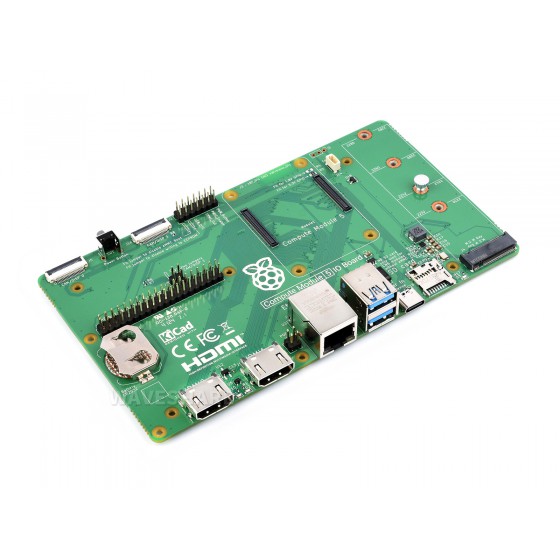 Official Raspberry Pi Compute Module 5 IO Board, A Development Platform And Reference Base-board Designed For CM5, Suitable For All Variants Of Compute Module 5