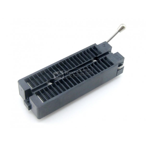 DIP 40 Pin ZIF Socket (ARIES Black), Test & Burn-in Socket