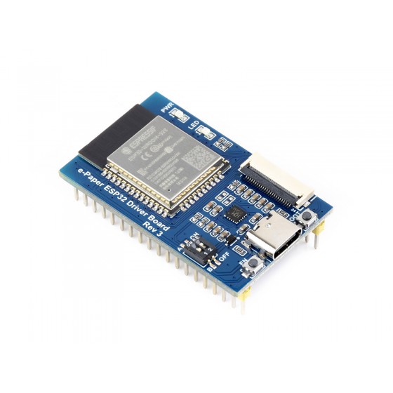 Universal e-Paper Raw Panel Driver Board, ESP32 WiFi / Bluetooth Wireless