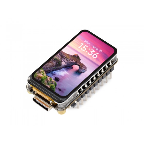 ESP32-C5 1.47inch LCD Display Development Board, RISC-V 32-bit Processor, 172×320 Resolution, 262K Color, Supports 2.4GHz / 5GHz Wi-Fi 6 And Bluetooth 5 (LE)