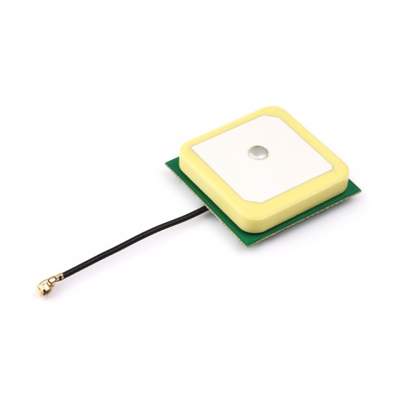 GNSS Active Ceramic Positioning Antenna, IPEX 1 connector, Supports multiple satellite positioning systems