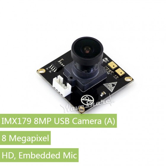 IMX179 8MP USB Camera (A), HD, Embedded Mic