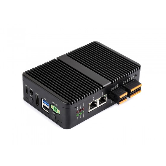 Gigabit/2.5G Dual Ethernet Industrial Computer Based On Raspberry Pi CM5, Supports 4K Display Output And 4G / 5G Module, Suitable For All Variants Of Compute Module 5