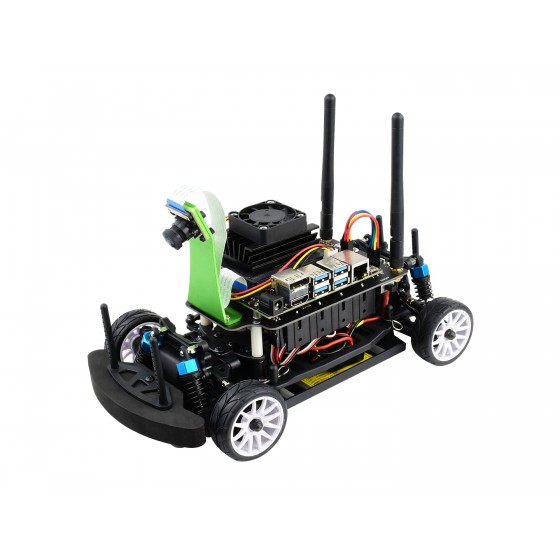 JetRacer Pro AI Kit B, High Speed AI Racing Robot Powered by Jetson Nano, Pro Version, comes with Waveshare Jetson Nano Dev Kit