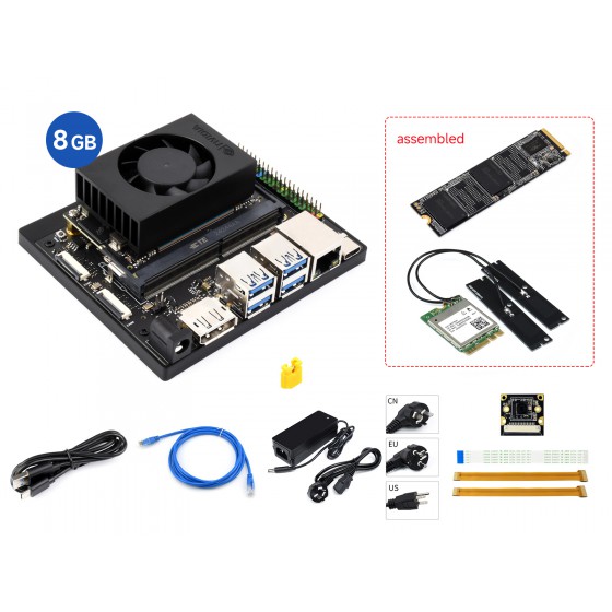Jetson Orin Nano AI Development Kit For Embedded And Edge Systems, Options for 4GB/8GB Memory Jetson Orin Nano Module