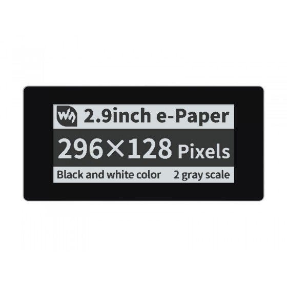 2.9inch Touch e-Paper Module for Raspberry Pi Pico, 296×128, Black / White, SPI