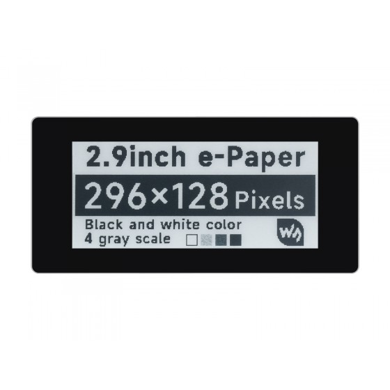2.9inch Touch e-Paper Module for Raspberry Pi Pico, 296×128, Black / White, SPI