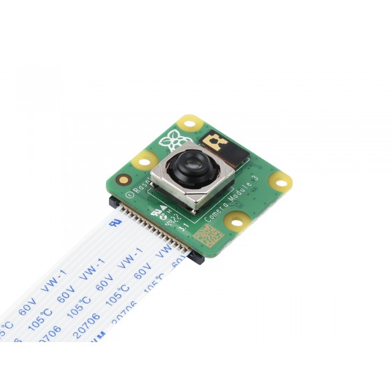 Raspberry Pi Camera Module 3, 12MP high resolution, Auto-Focus, IMX708, Options for FOV and Night Vision function