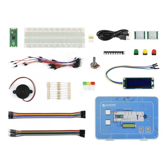 Raspberry Pi Pico Basic Kit, MicroPython Programming Learning Kit