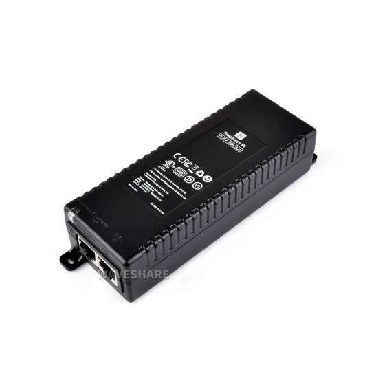 Official Raspberry Pi PoE+ Injector, Adds Power-over-Ethernet (PoE) Functionality To A Single Port Of A Non-PoE Ethernet Switch
