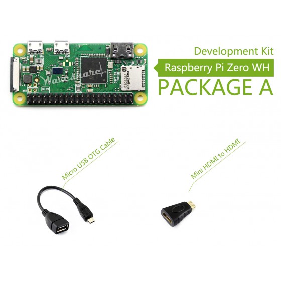 Raspberry Pi Zero WH Package A, Basic Development Kit