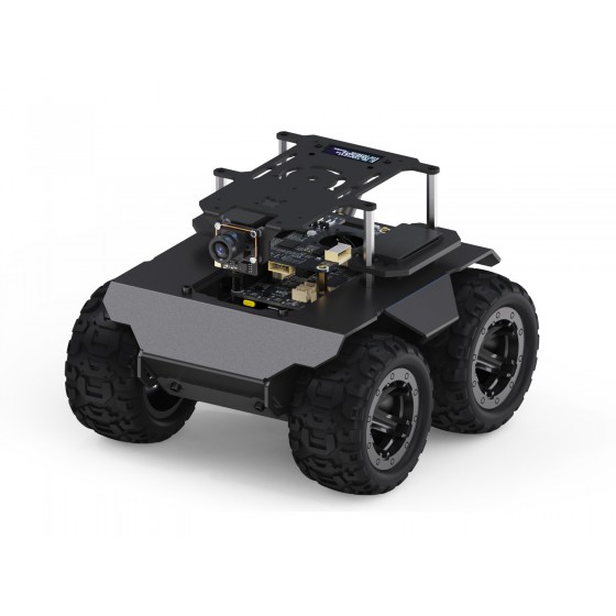 RaspRover Open-source 4WD AI Robot, Dual controllers, All-metal Body, Computer Vision, Suitable for Raspberry Pi 4B / Raspberry Pi 5
