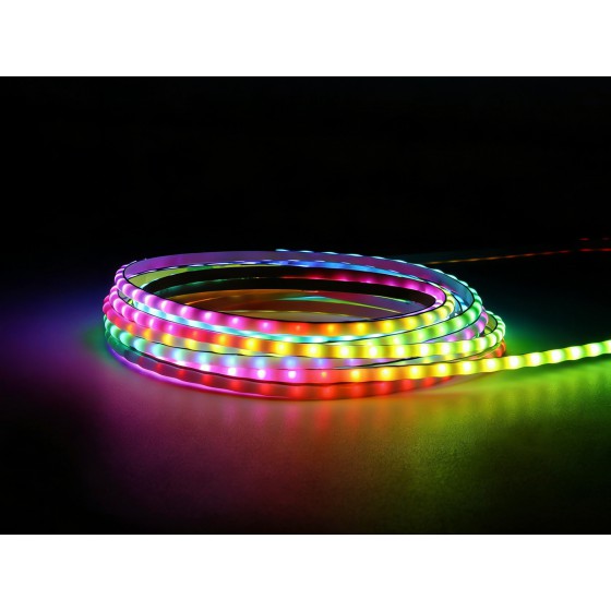 RGB Colorful COB LED Strip, WS2812B Control Chips, Cuttable And Programmable, Low Power Consumption, Options For 1m Or 5m LED Strip Length