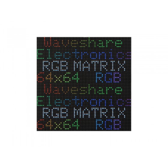 RGB Full-color LED Matrix Panel, 2mm Pitch, 64 × 64 Pixels, Adjustable Brightness, Options For Standard Version / GOB Version