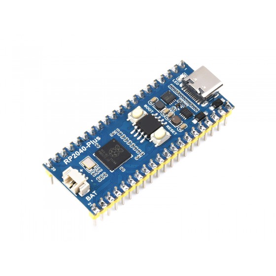 RP2040-Plus, a Pico-like MCU Board Based on Raspberry Pi MCU RP2040, Plus ver.