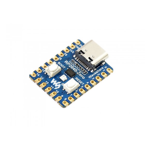 RP2040-Zero, a Pico-like MCU Board Based on Raspberry Pi MCU RP2040, Mini ver.