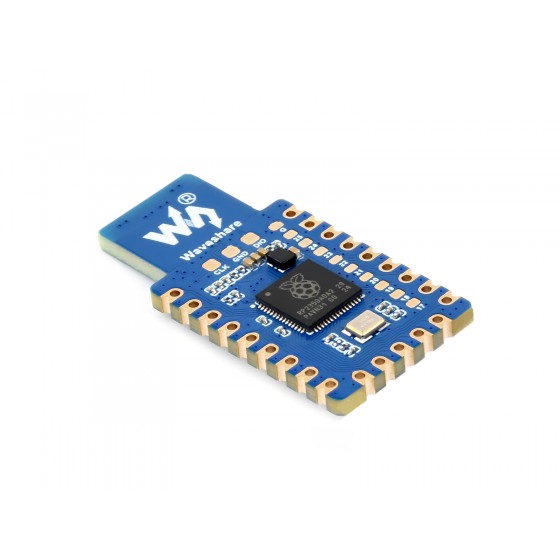 Waveshare RP2350-One, Onboard PCB Type-A Plug, 4MB Flash MCU Board Based On Raspberry Pi RP2350A Dual-core & Dual-architecture Microcontroller