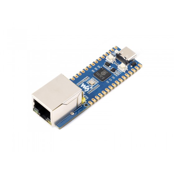 RP2350-POE-ETH Development Board, Dual-Core And Dual-Architecture, W6300 Ethernet Controller, Supports PoE Expansion Via A PoE Module