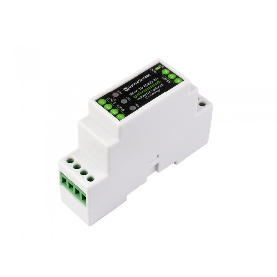 RS232 To RS485 Converter, Active Digital Isolator, Rail-Mount support, 600W Lightningproof & Anti-Surge, Multi-isolation protection