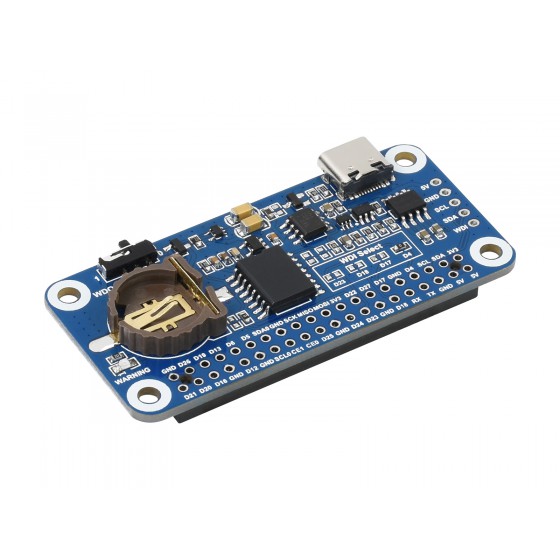 RTC WatchDog HAT for Raspberry Pi, Auto Reset, High Precision RTC