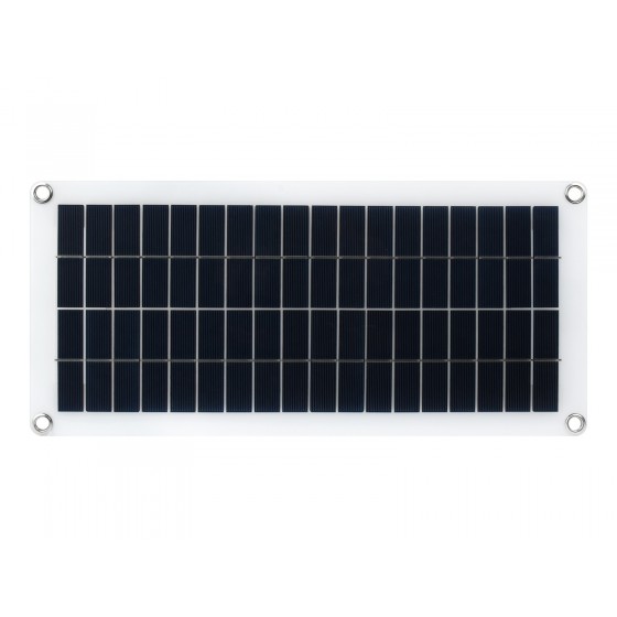 Semi-flexible Polycrystalline silicon Solar Panel (18V 10W), Supports 5V regulated output