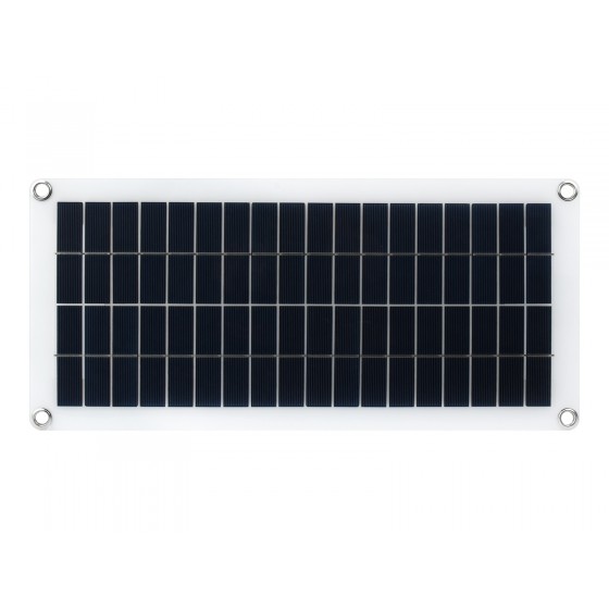 Semi-flexible Polycrystalline silicon Solar Panel (18V 10W), Supports 5V regulated output