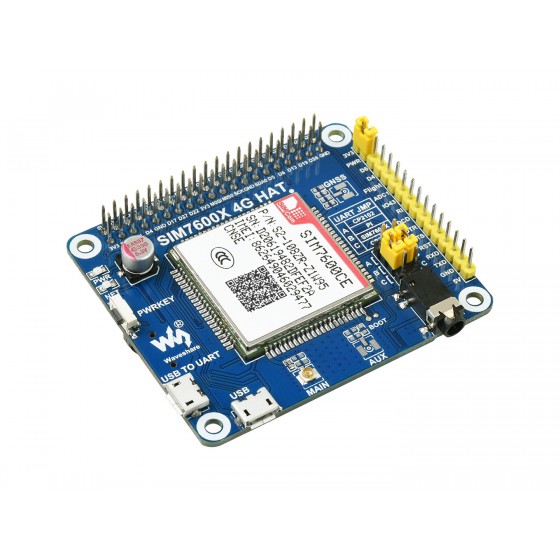 SIM7600CE-CNSE 4G HAT for Raspberry Pi, 4G / 3G / 2G, for China