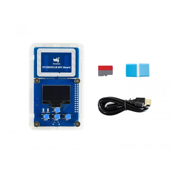 ST25R3911B NFC Evaluation Kit, NFC Reader + TF Card + USB Cable