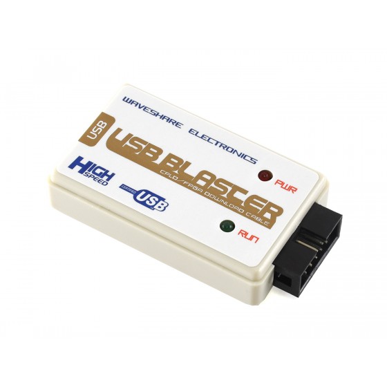 Waveshare USB Blaster V2 Download Cable, compatible with ALTERA USB Blaster FPGA/CPLD programmer, high-speed FT245+CPLD solution
