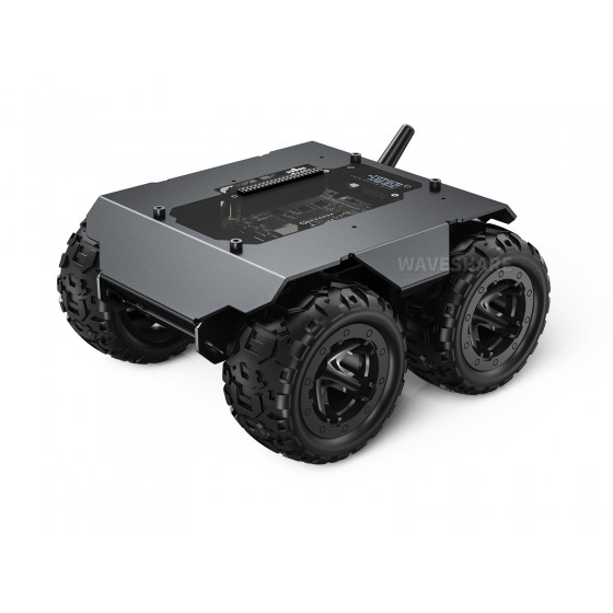 WAVE ROVER Flexible And Expandable 4WD Mobile Robot Chassis, Full Metal Body, Multiple Hosts Support, With Onboard ESP32 Module