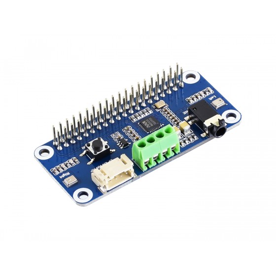 WM8960 Hi-Fi Sound Card HAT for Raspberry Pi, Stereo CODEC, Play/Record