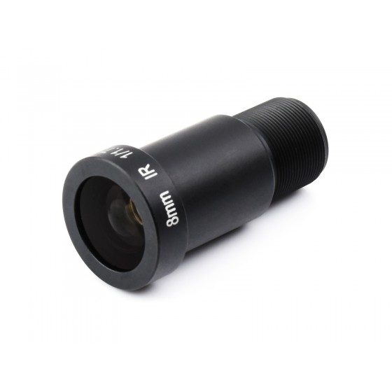 M12 High Resolution Lens, 12MP, 69.5° FOV, 8mm Focal length, Compatible with Raspberry Pi High Quality Camera M12