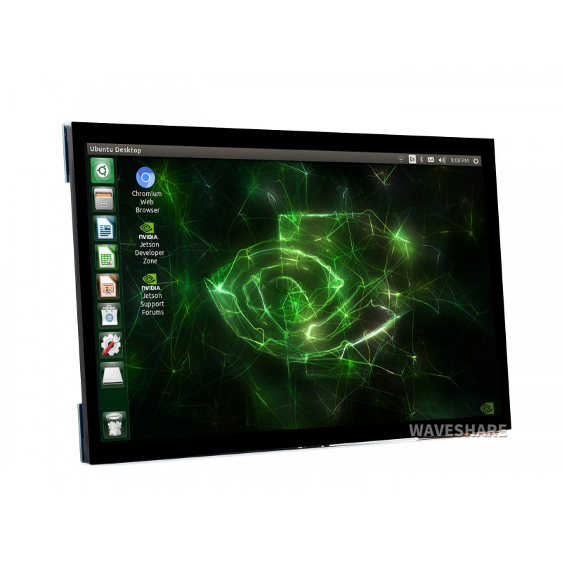 10.1inch Capacitive Touch Screen LCD (E), 1024×600, HDMI, IPS, 10-Points  Touch, Optical Bonding Screen, Supports Raspberry Pi, Jetson Nano, And PC