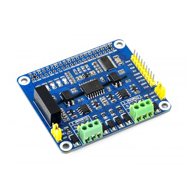 2-Channel Isolated RS485 Expansion HAT for Raspberry Pi, SC16IS752 