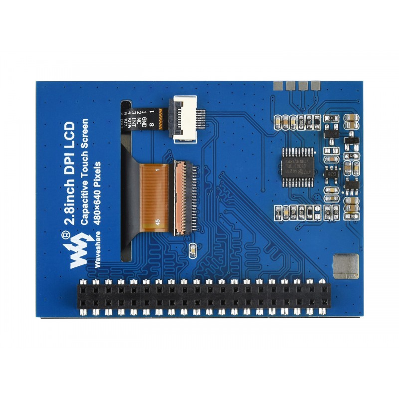 2.8inch Capacitive Touch Screen LCD For Raspberry Pi, 480