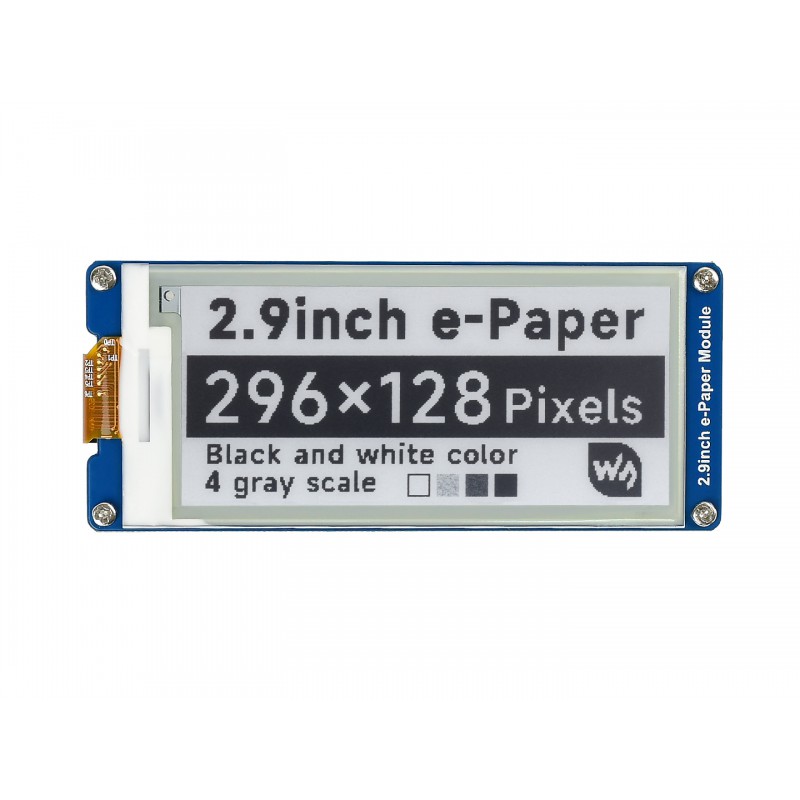 296x128, 2.9inch E-Ink display module, SPI interface | E029A01-FPCA-V2 ...