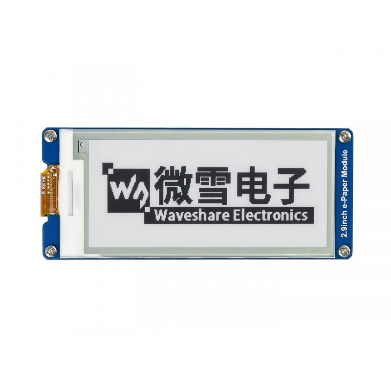 296x128, 2.9inch E-Ink display module, SPI interface | E029A01-FPCA-V2.0  E029A01-FPC-A1