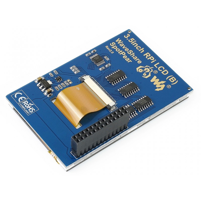 Écran Tactile LCD TFT 3,5 Pouces - HDMI - Raspberry - Euro Makers