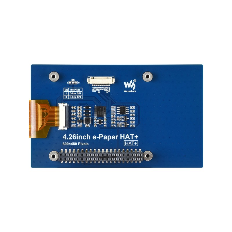 4.26inch E-Paper Display (G), 800 × 480 resolution, Red/Yellow